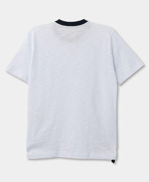 Camiseta Para Niño En Tela Suave Color Blanco
