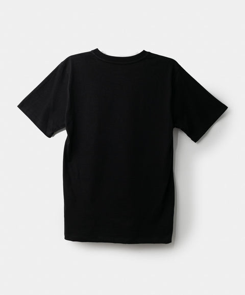 Camiseta Manga Corta Para Niño En Tela Suave Color Negro