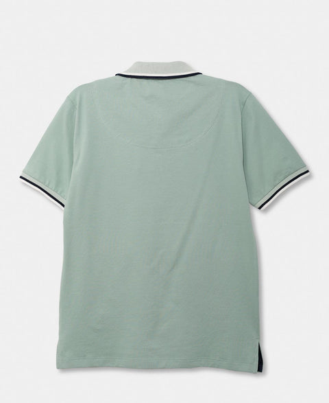 Camiseta Tipo Polo Para Niño Color Verde