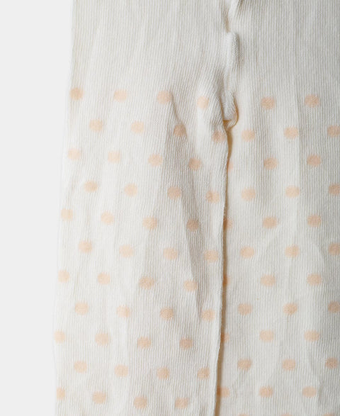 Medias Pantalón Para Bebe Niña En Algodón Color Beige Y Gris
