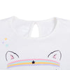 Camiseta Para Bebé Niña En Licra Color Marfil