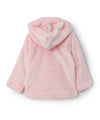 Chompa para recién nacida en fibra natural color rosado