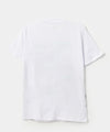 Camiseta manga corta para niño en tela suave color blanco