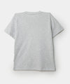 Camiseta manga corta para niño en tela suave color blanco jasped
