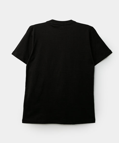 Camiseta Con Estampado De Tigre Para Niño En Tela Suave Color Negro