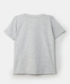 Camiseta manga corta para bebé niño en tela suave color blanco jasped
