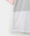 Camiseta manga corta para niño en tela suave color rosado