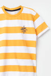 Conjunto de camiseta y jean para bebé niño en tela suave color índigo
