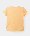 Camiseta Manga Corta Para Niña En Licra Color Amarillo
