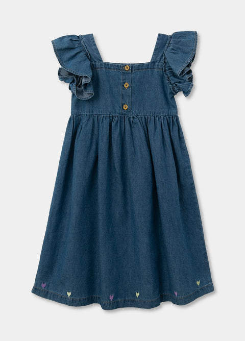 Vestido Para Bebé Niña Índigo Medio