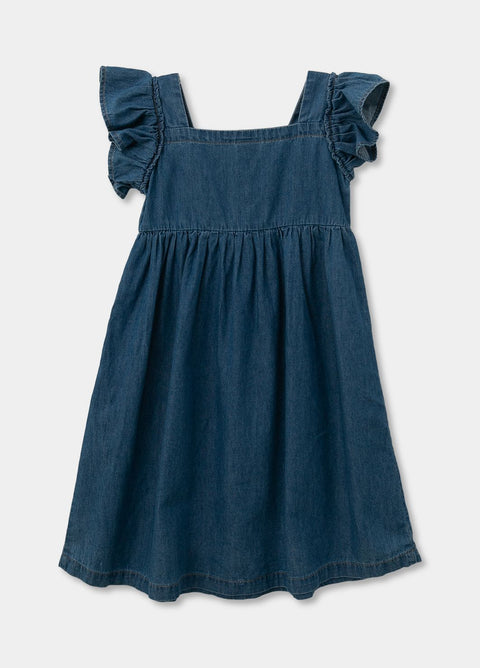 Vestido Para Bebé Niña Índigo Medio