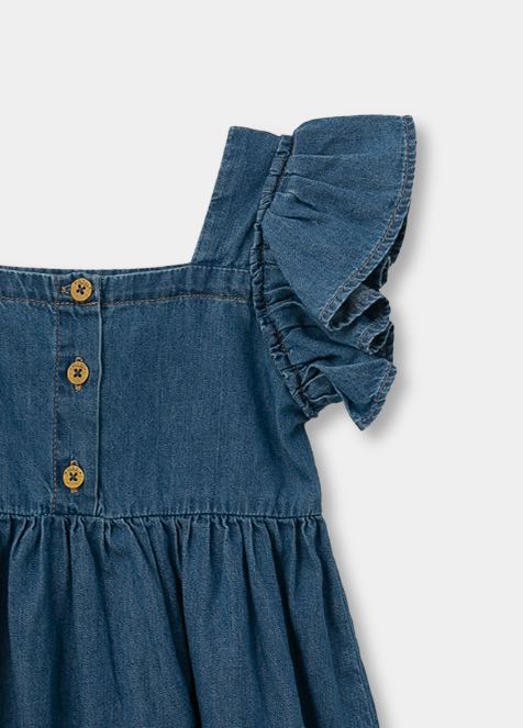 Vestido Para Bebé Niña Índigo Medio