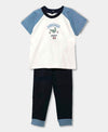 Conjunto Camiseta Pantalón Deportivo Para Recién Nacido En Tela Suave