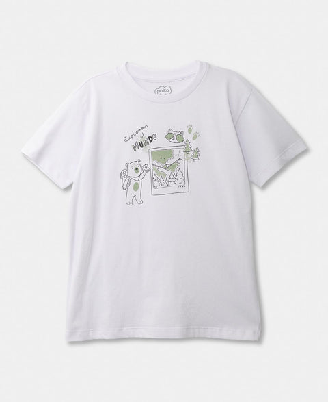 Conjunto Camiseta Y Overol Para Bebé Niño En Tela Suave Color Blanco