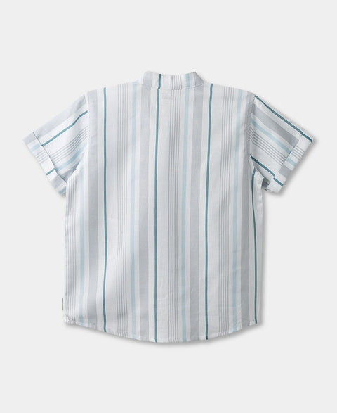Camisa Manga Corta Para Bebé Niño En Algodón Color Marfil