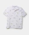 Camiseta Tipo Polo Estampada Para Niño En Algodón Color Blanco