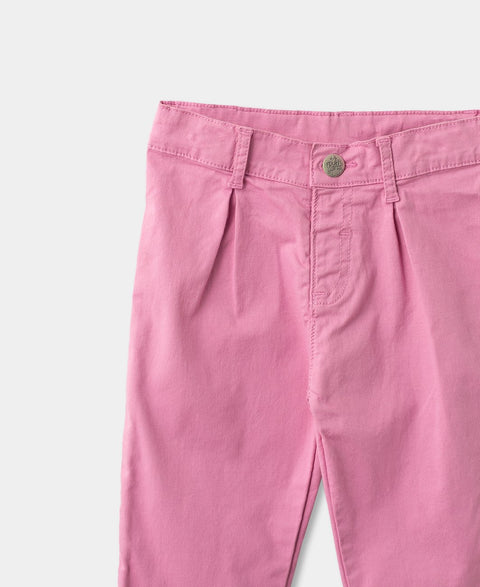 Pantalón Para Bebé Niña Teñido Color Rosado