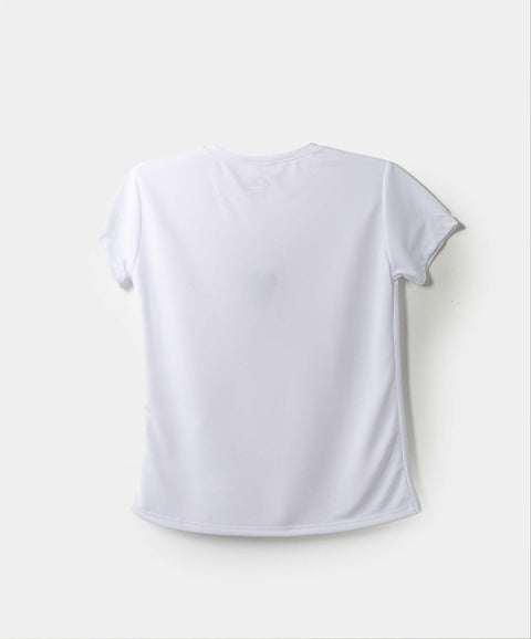 Camiseta Manga Corta Para Niño En Tela Suave Color Blanco