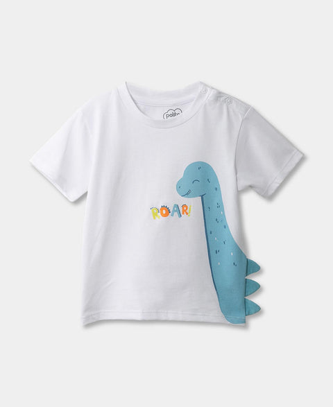 Conjunto Camiseta Y Pantalón  Para Recién Nacido En Tela Suave Color Blanco Y Azul