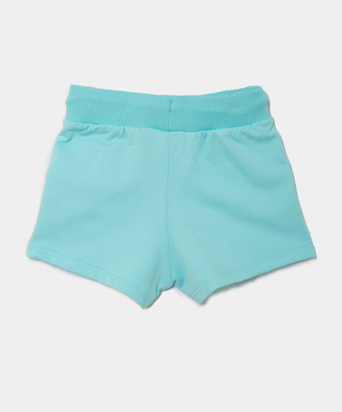 Short Deportivo Para Bebe Niña En Burda Color Turquesa