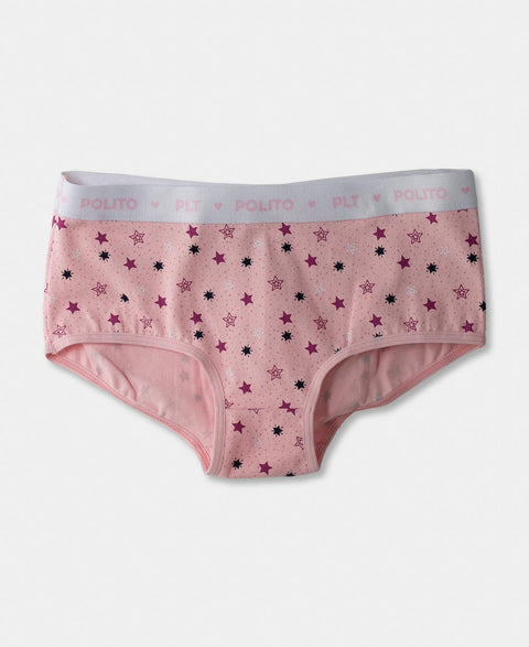 Paquete De Top Y Panties Para Niña En Algodón Color Rosado