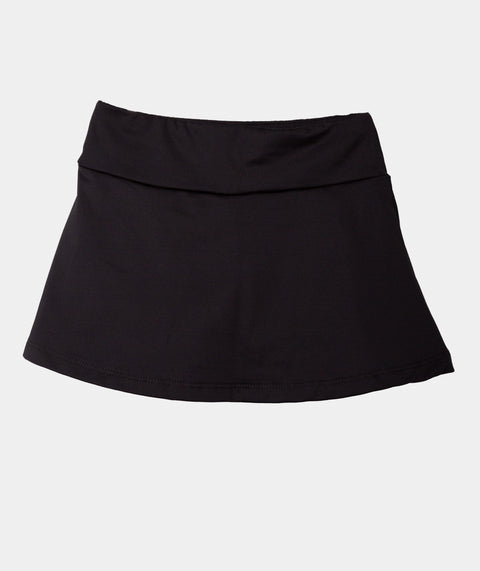 Falda Short Deportiva Para Bebe Niña En Licra Color Negro