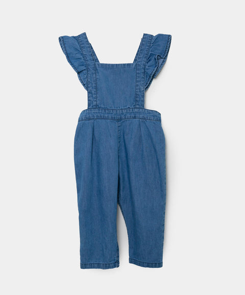 Jumpsuit Para Recién Nacida En Índigo