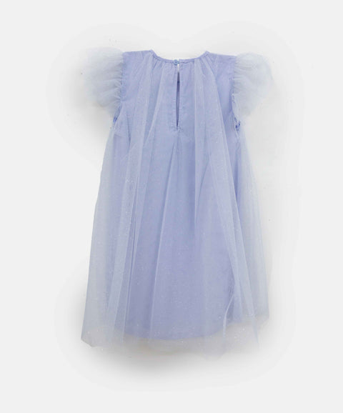 Vestido Para Bebé Niña En Tull Color Azul