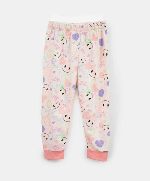 Pijama Manga Corta Y Pantalón Para Bebé Niña Color Salmón Claro