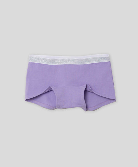 Paquete De Panties X 3 Para Niña En Algodón Color Lila Y Gris