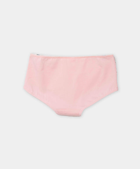 Paquete De Top Y Panties Para Niña En Algodón Color Rosado