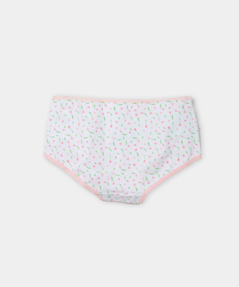 Paquete De Top Y Panties Para Niña En Algodón Color Rosado