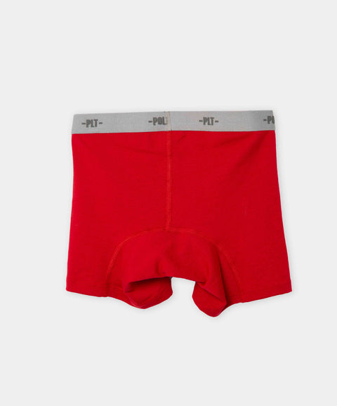 Paquete De Bóxer X 3 Para Niño En Algodón Color Negro Blanco Y Rojo