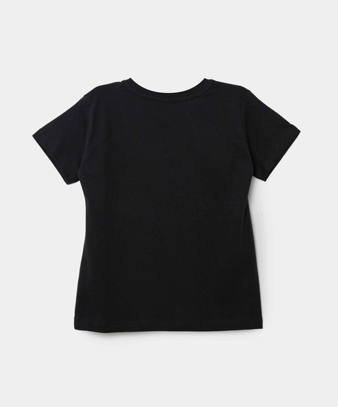 Camiseta Manga Corta Para Bebe Niño En Tela Suave Color Negro