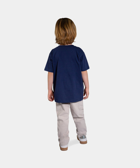 Conjunto De Camiseta Y Pantalón Para Bebé Niño Color Azul Y Gris Claro