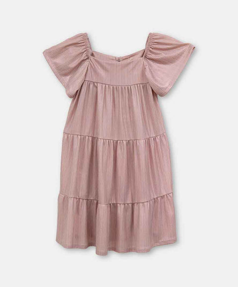 Vestido Para Bebé Niña En Tela Suave Color Rosado