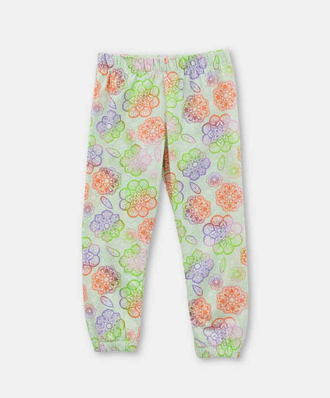 Pijama Manga Corta Y Pantalón Para Bebé Niña Color Verde Floral