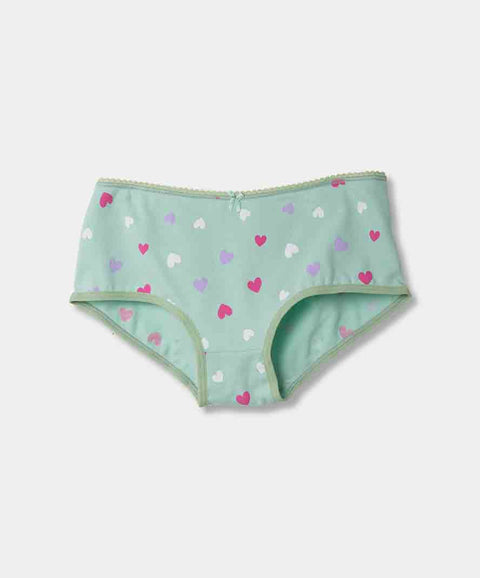 Paquete De Panties X3 Para Niña En Algodón Color Lila Aqua Y Fucsia