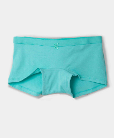 Paquete De Panties X3 Para Niña En Algodón Color Aqua Rosado Y Marfil