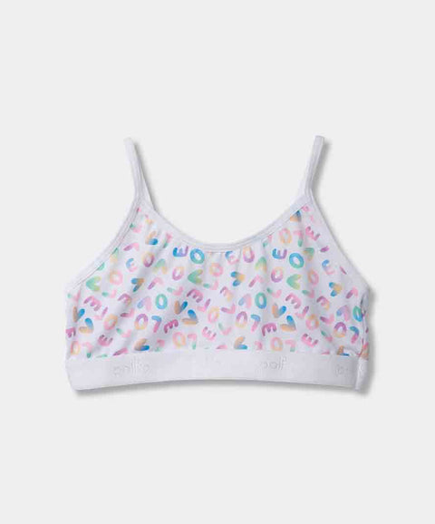 Paquete De Top Y Panties Para Niña En Algodón Color Blanco