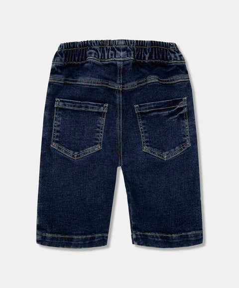 Bermuda Para Niño En Denim Tono  Medio Oscuro