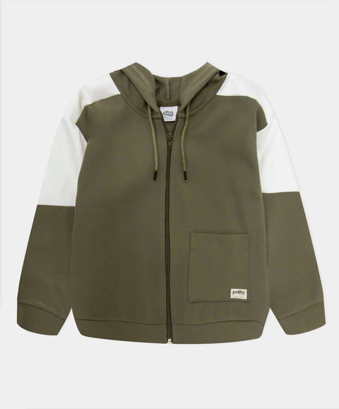 Buzo Con Chompa Para Bebé Niño Color Verde Militar