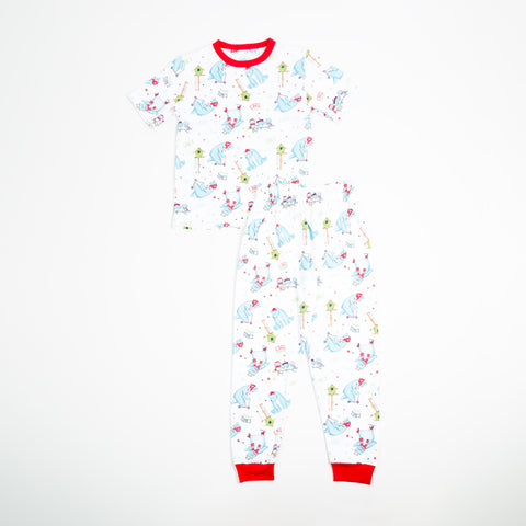 Pijama Navidad Unisex Color Blanco