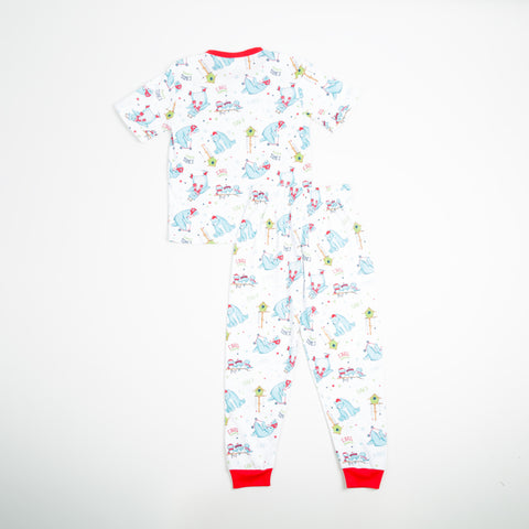 Pijama Navidad Unisex Color Blanco