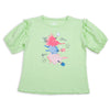Camiseta para niña en licra color verde manzana