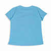 Camiseta para niña en licra color azul