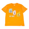 Camiseta para niño en tela suave color naranja