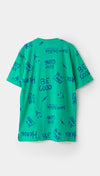 Camiseta para niño en tela suave color verde