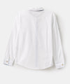 Camisa manga larga para niño color blanco