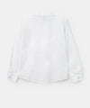 Camisa manga larga para niño stretch color blanco